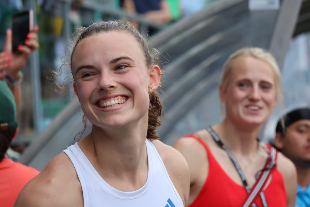 Sofie Dokter smiling in Gotzis 2025