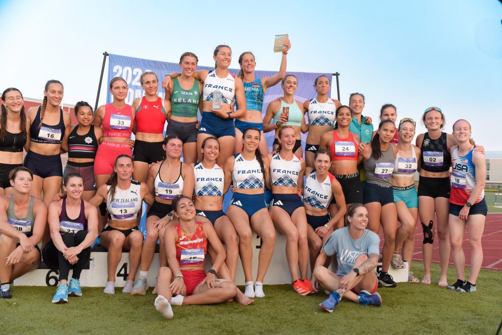 the decathletes of the 2024 women's world decathlon championships