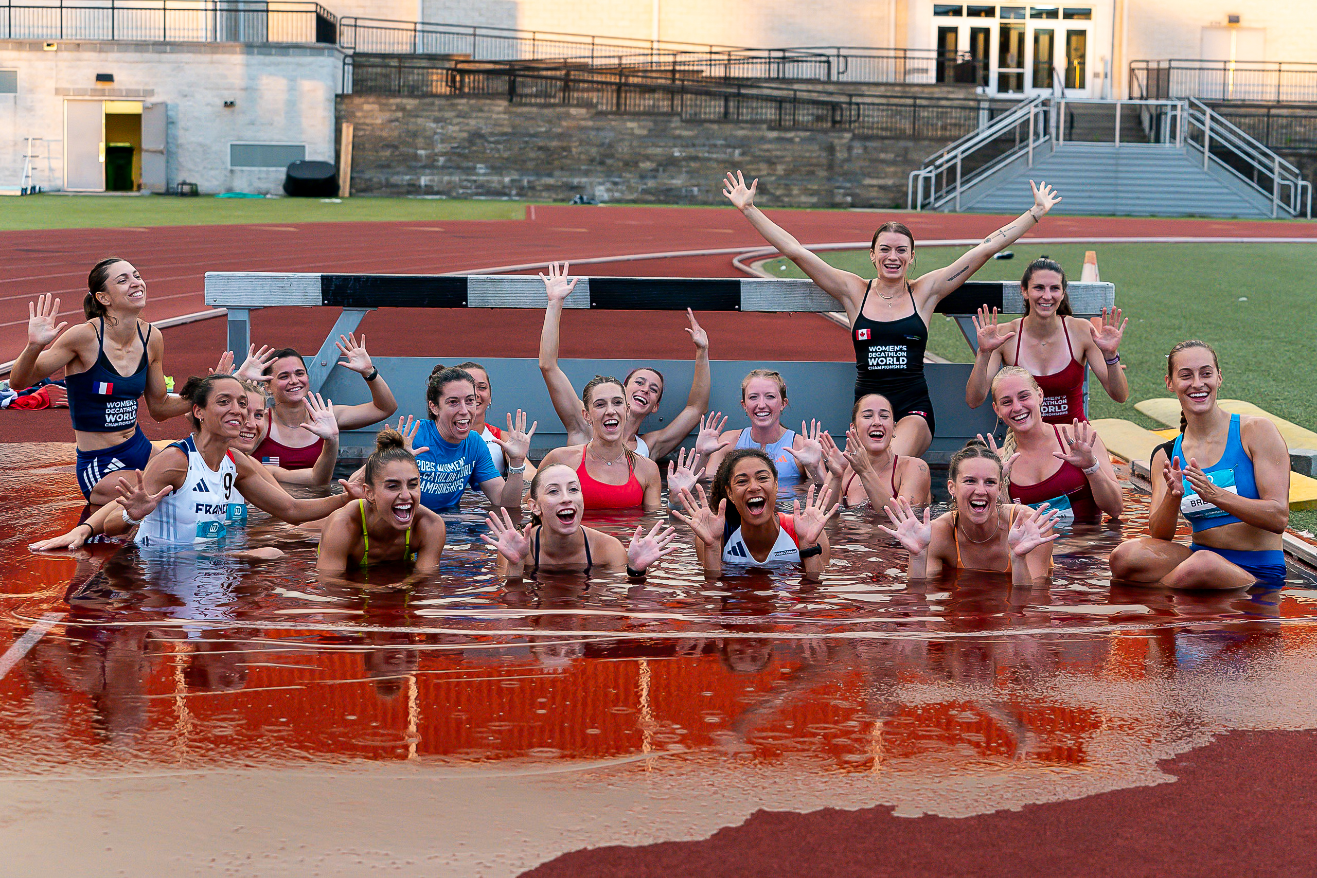 the decathletes of the 2025 women's world decathlon championships