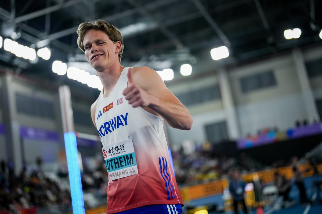 2025 World Indoor Champion Sander Skotheim